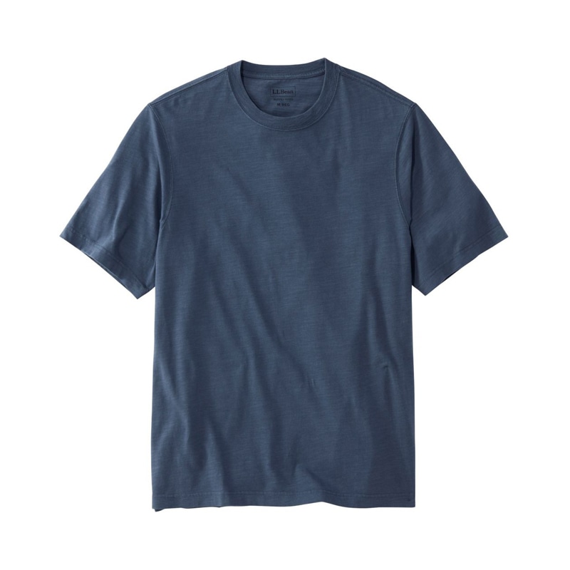 米国フィット・レギュラー レイクウォッシュ・オーガニック・コットン・ティ、半袖