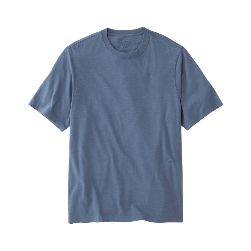 米国フィット・レギュラー レイクウォッシュ・オーガニック・コットン・ティ、半袖