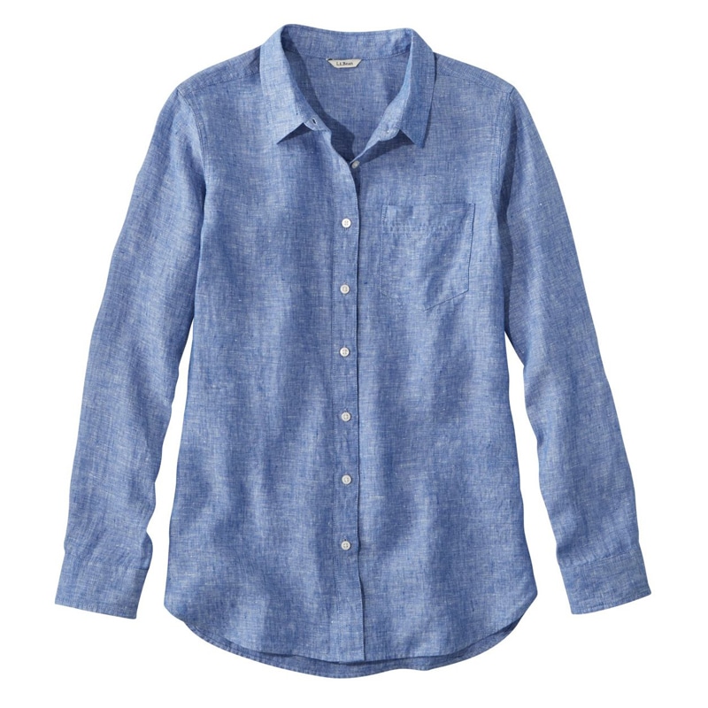 ジャパン・フィット プレミアム・ウォッシャブル・リネン・シャツ、チュニック