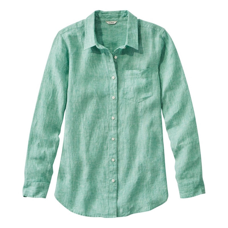 ジャパン・フィット プレミアム・ウォッシャブル・リネン・シャツ、チュニック