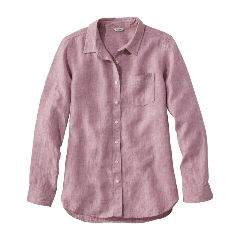 ジャパン・フィット プレミアム・ウォッシャブル・リネン・シャツ、チュニック