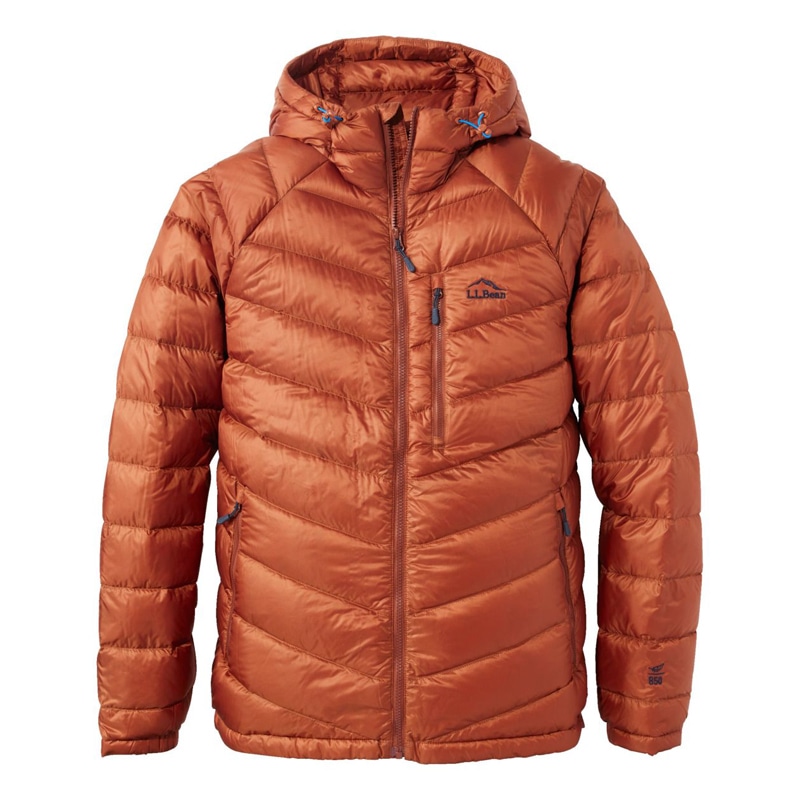 ジャパン・フィット ウルトラライト 850 ダウン・ジャケット、フード付き