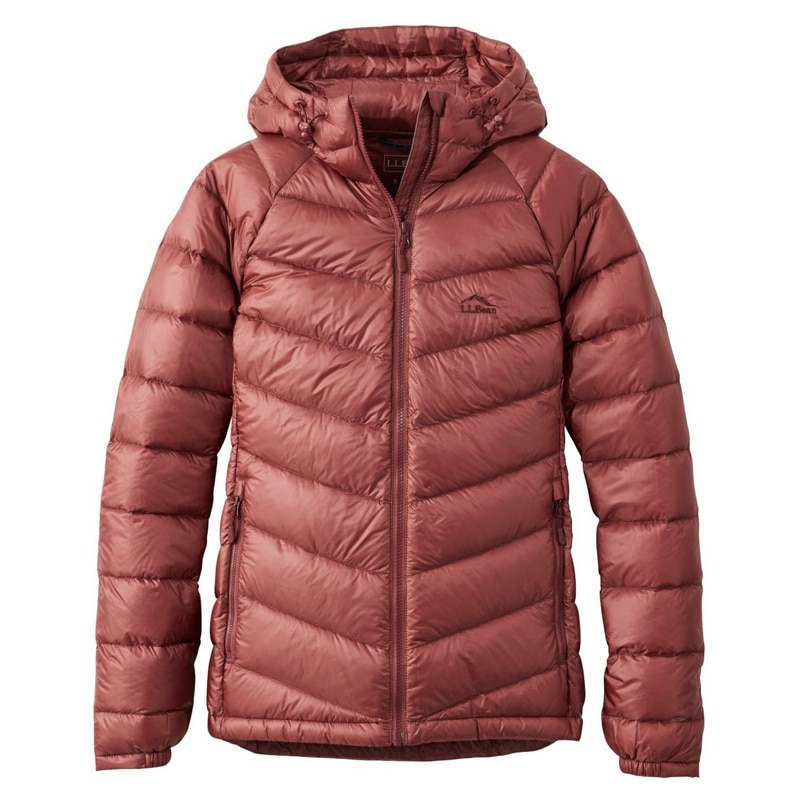 米国フィット・プチ ウルトラライト 850 ダウン・ジャケット、フード付き