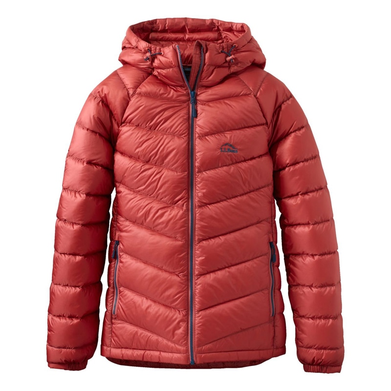 米国フィット・プチ ウルトラライト 850 ダウン・ジャケット、フード付き