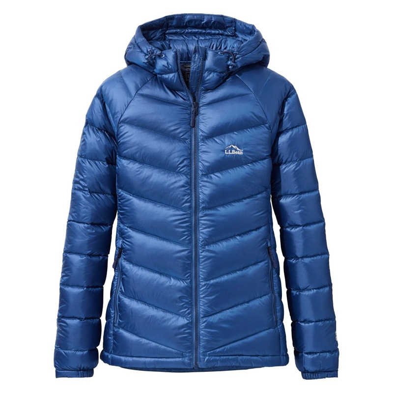 米国フィット・プチ ウルトラライト 850 ダウン・ジャケット、フード付き