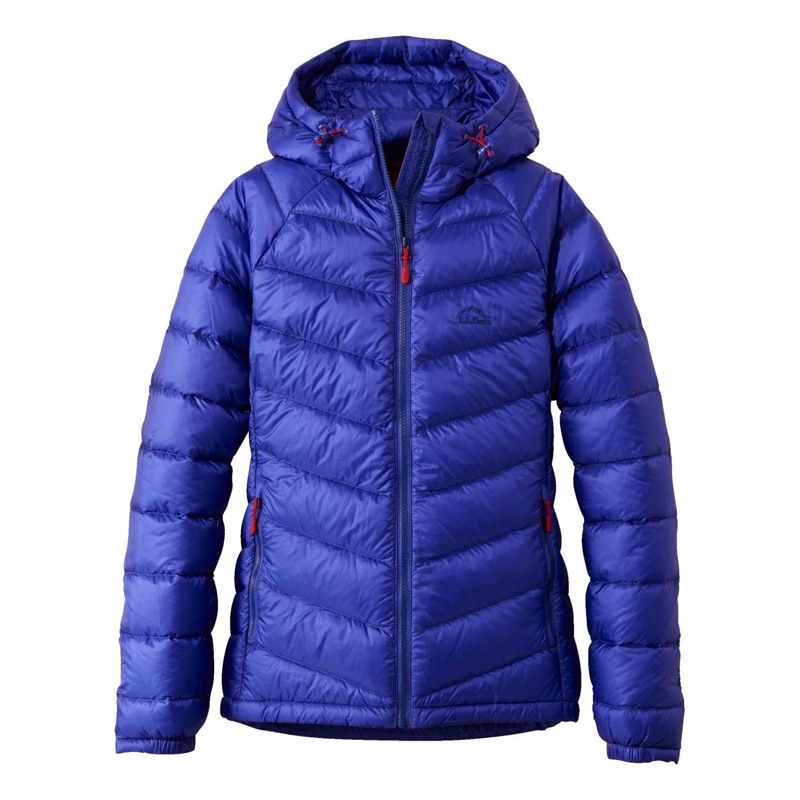 米国フィット・プチ ウルトラライト 850 ダウン・ジャケット、フード付き