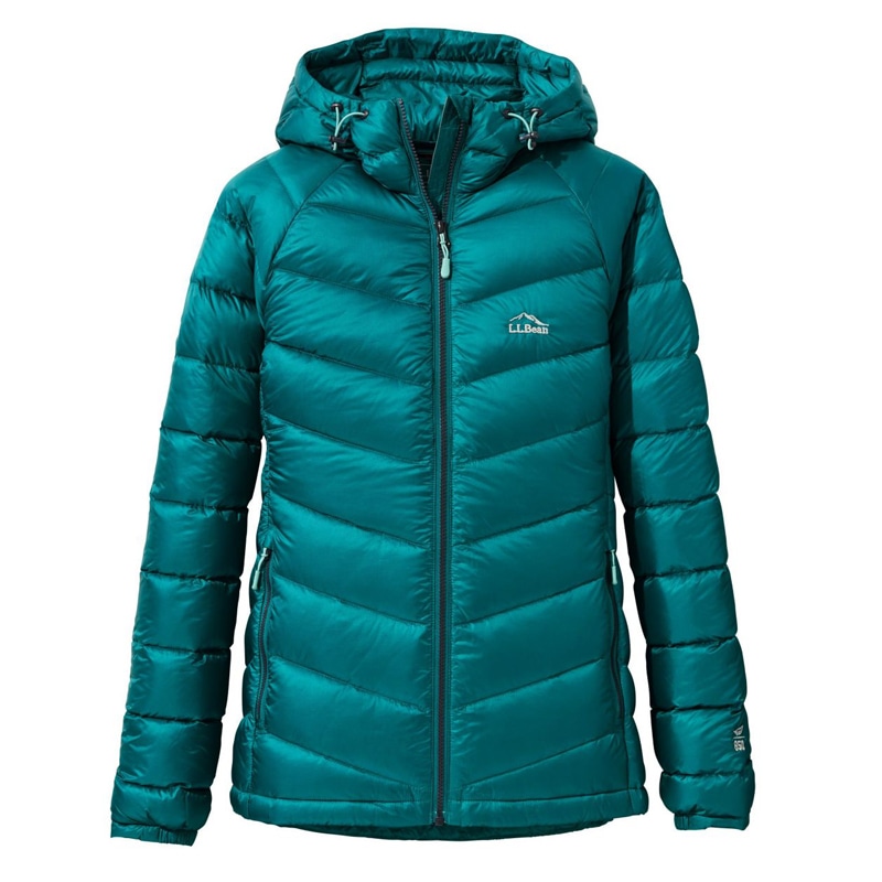 米国フィット・プチ ウルトラライト 850 ダウン・ジャケット、フード付き