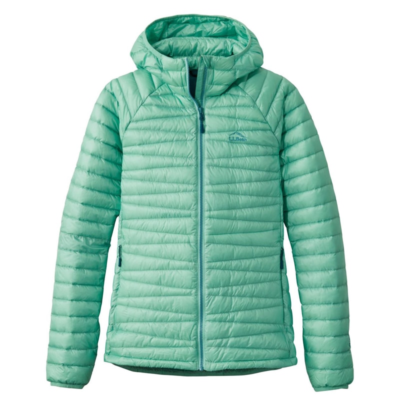 米国フィット・プチ ウルトラライト 850 ダウン・セーター、フード付き