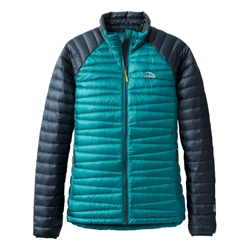 米国フィット・プチ ウルトラライト 850 ダウン・セーター、カラーブロック