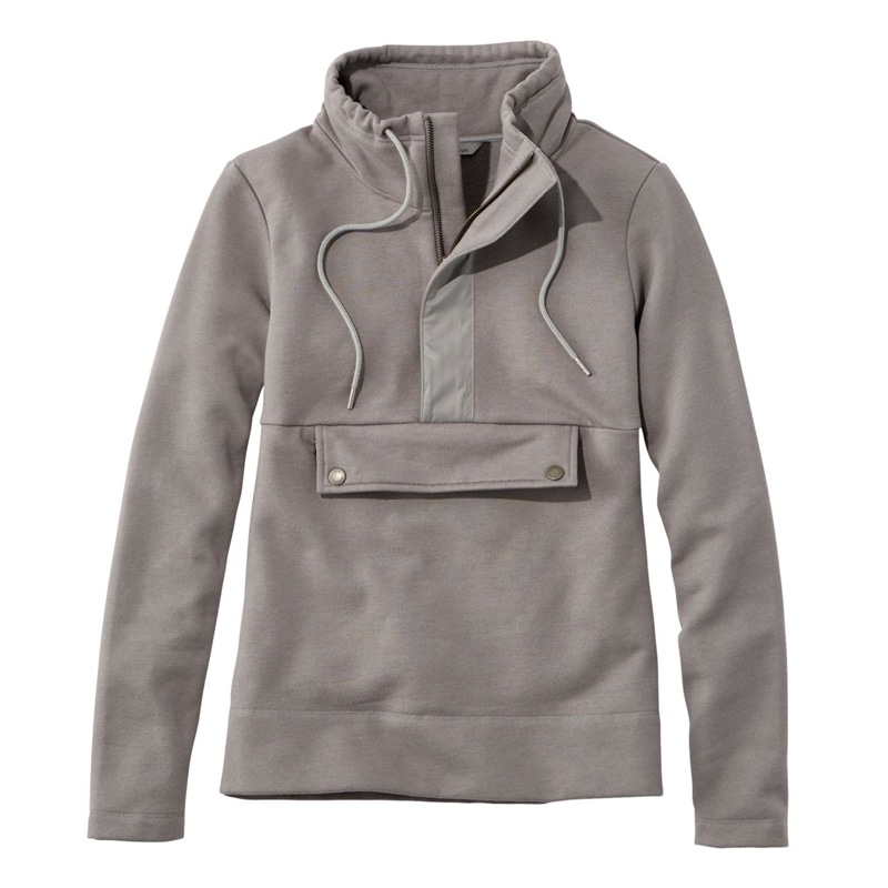 米国フィット・レギュラー シグネチャー・オーガニック・スウェットシャツ、アノラック