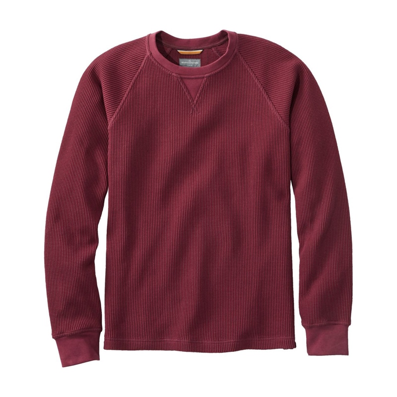 米国フィット・レギュラー シグネチャー・ワッフル・クルー