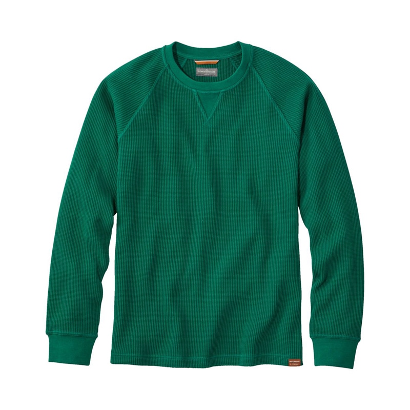 米国フィット・レギュラー シグネチャー・ワッフル・クルー