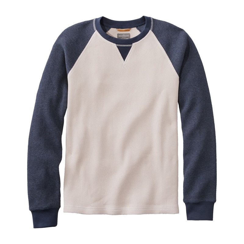 米国フィット・レギュラー シグネチャー・ワッフル・クルー