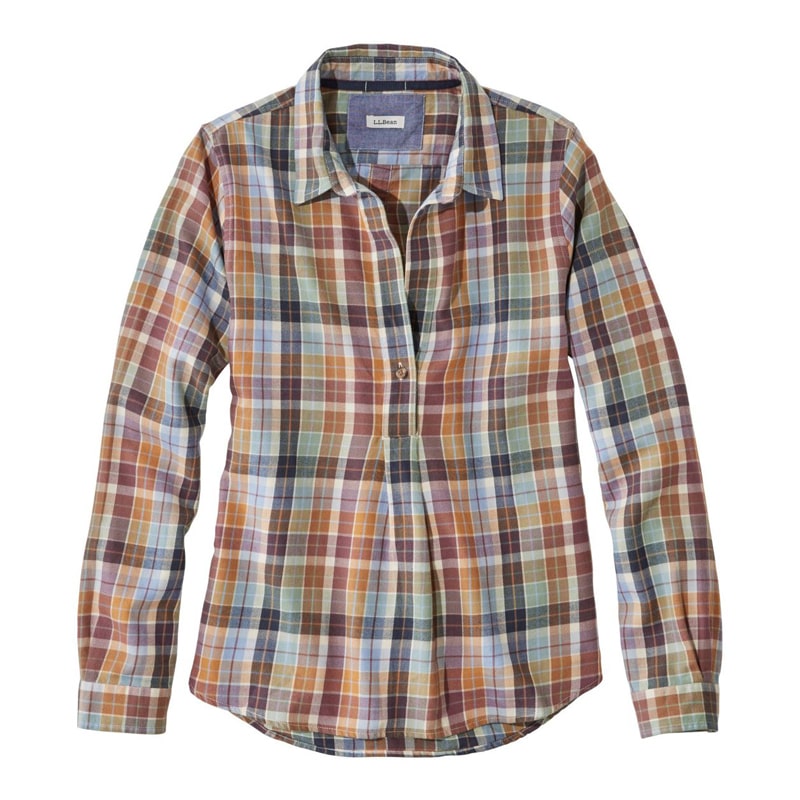 ジャパン・フィット レンジリー・フランネル・シャツ、ポップオーバー