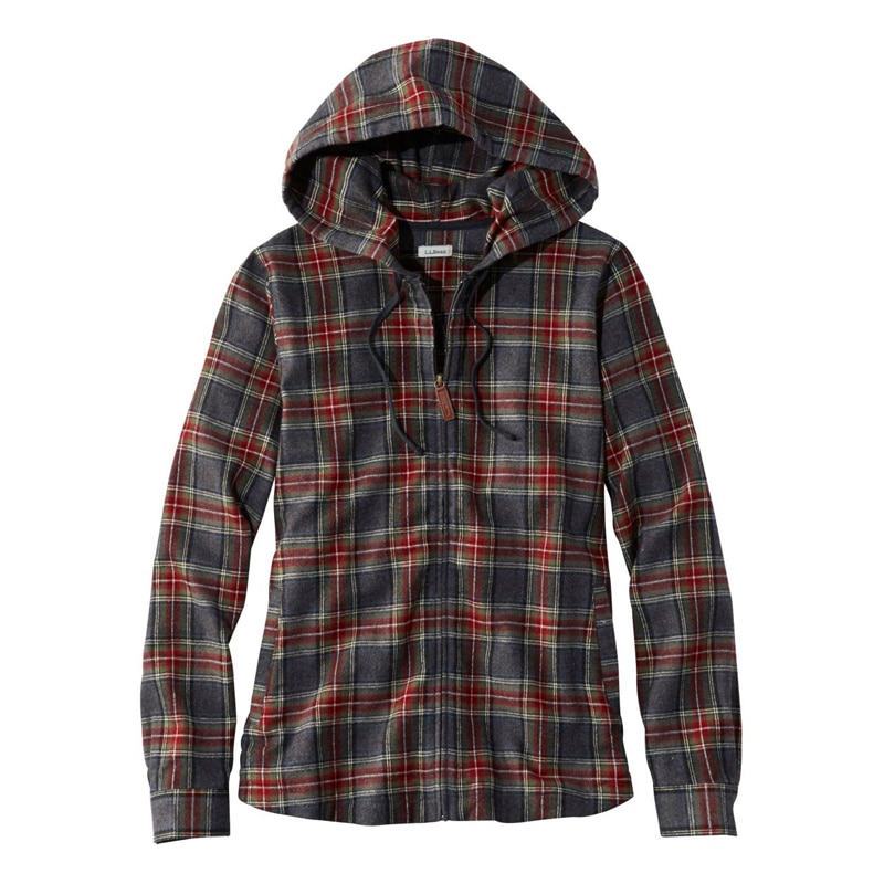 ジャパン・フィット スコッチ・プラッド・フランネル・シャツ、ジップ・フーディ