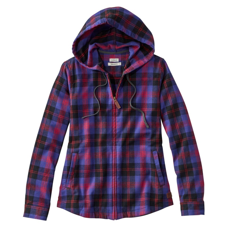 ジャパン・フィット スコッチ・プラッド・フランネル・シャツ、ジップ・フーディ