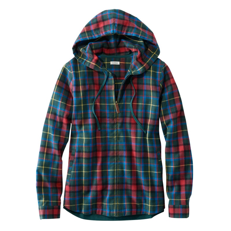 ジャパン・フィット スコッチ・プラッド・フランネル・シャツ、ジップ・フーディ