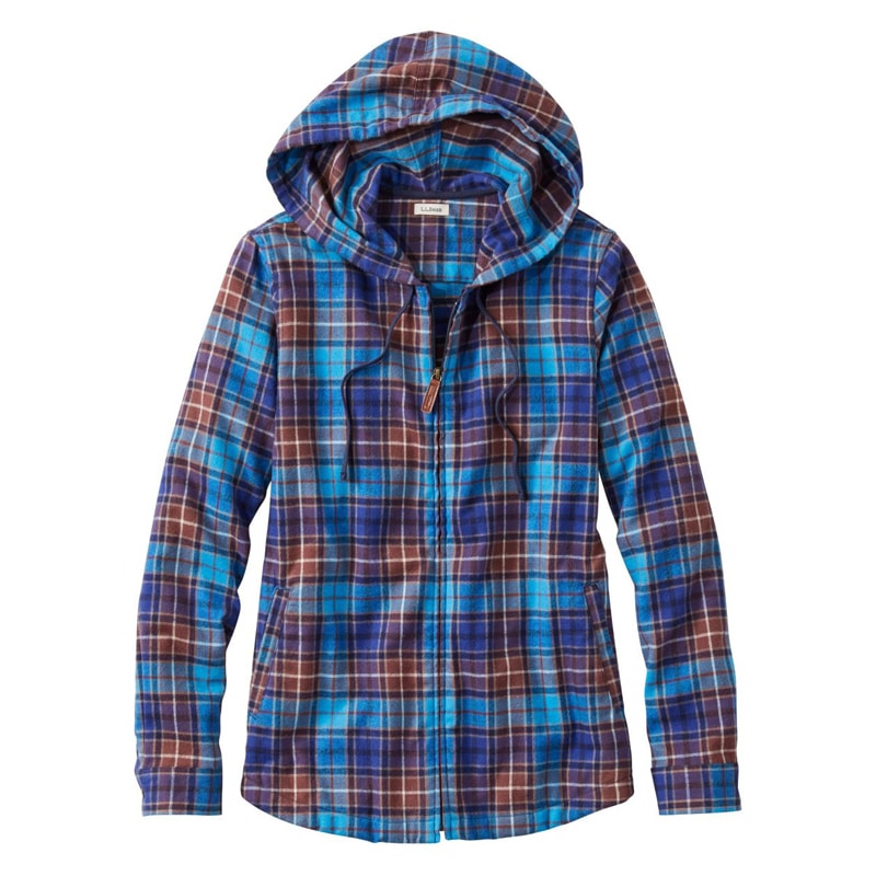 ジャパン・フィット スコッチ・プラッド・フランネル・シャツ、ジップ・フーディ