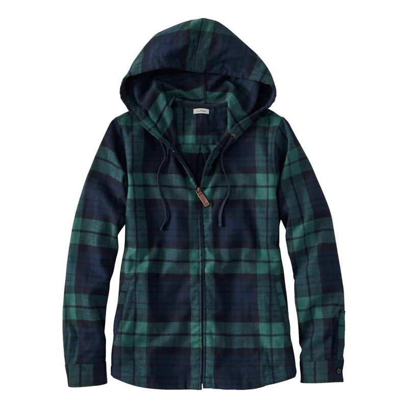 ジャパン・フィット スコッチ・プラッド・フランネル・シャツ、ジップ・フーディ