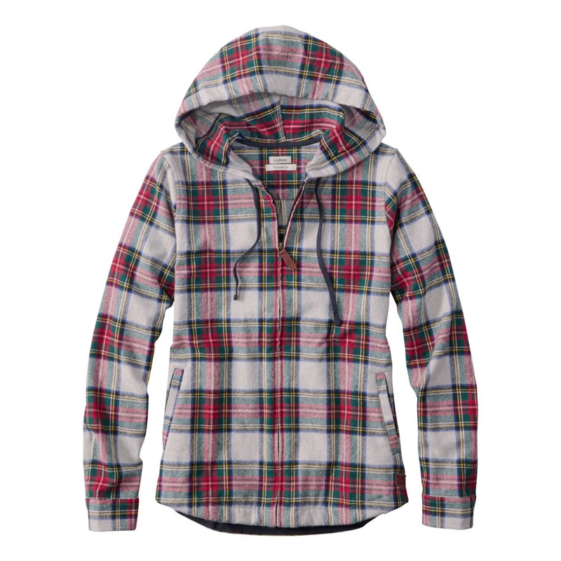 ジャパン・フィット スコッチ・プラッド・フランネル・シャツ、ジップ・フーディ