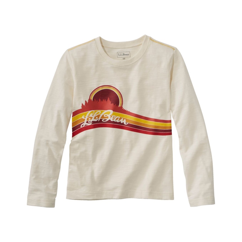 ビックキッズ・グラフィック・ティ、長袖 グローインザダーク