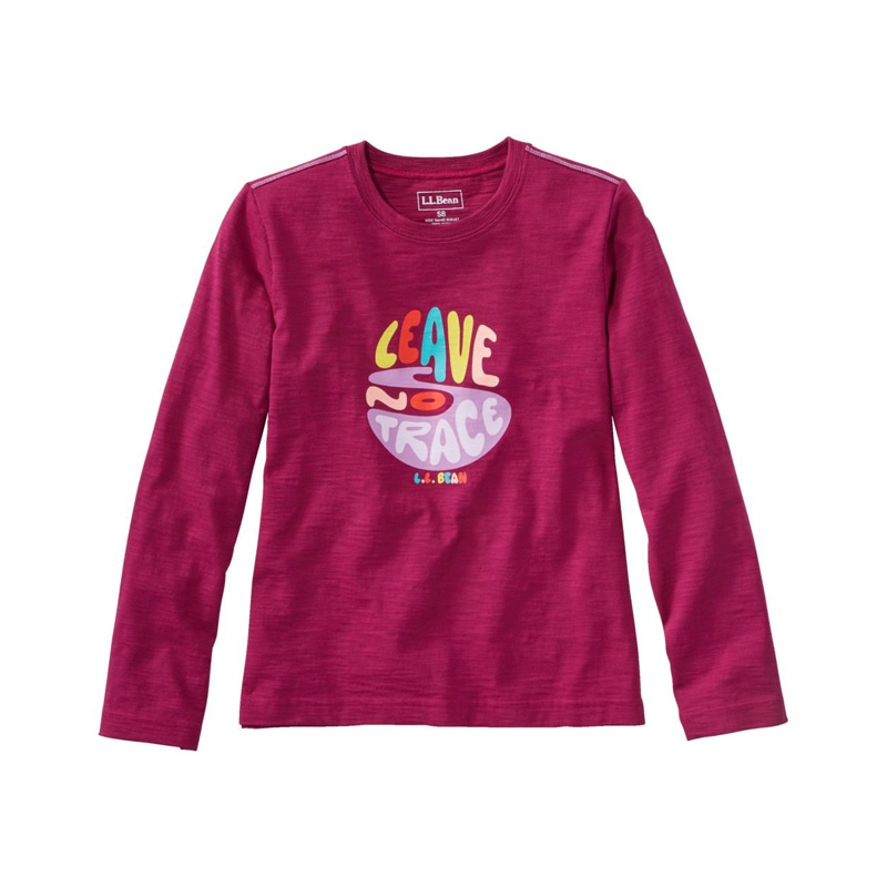 ビックキッズ・グラフィック・ティ、長袖 グローインザダーク