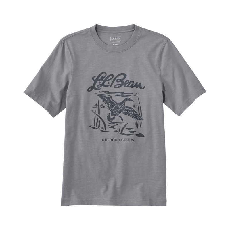 ジャパン・フィット レイクウォッシュ・オーガニック・コットン・グラフィック・ティ