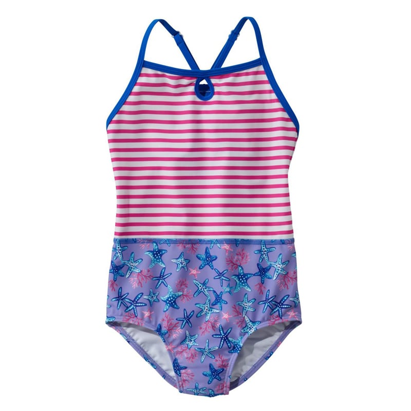 ビッグガール ビーンスポーツ・スイムスーツ、ワンピース プリント