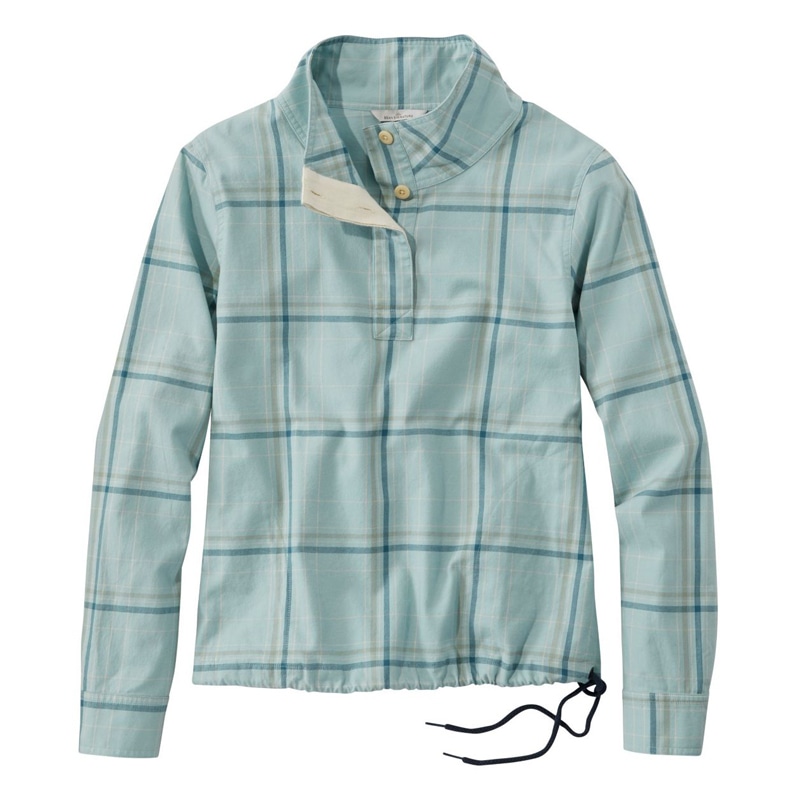 米国フィット・レギュラー シグネチャー・ブラッシュ・コットン・モックネック・シャツ、パターン