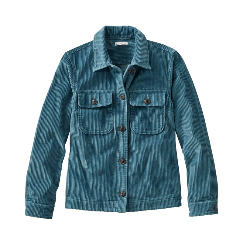 米国フィット・レギュラー シグネチャー・ワイドウェール・シャツ・ジャケット