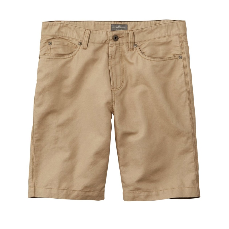 米国フィット・レギュラー シグネチャー・リネン/コットン・ファイブポケット・ショーツ