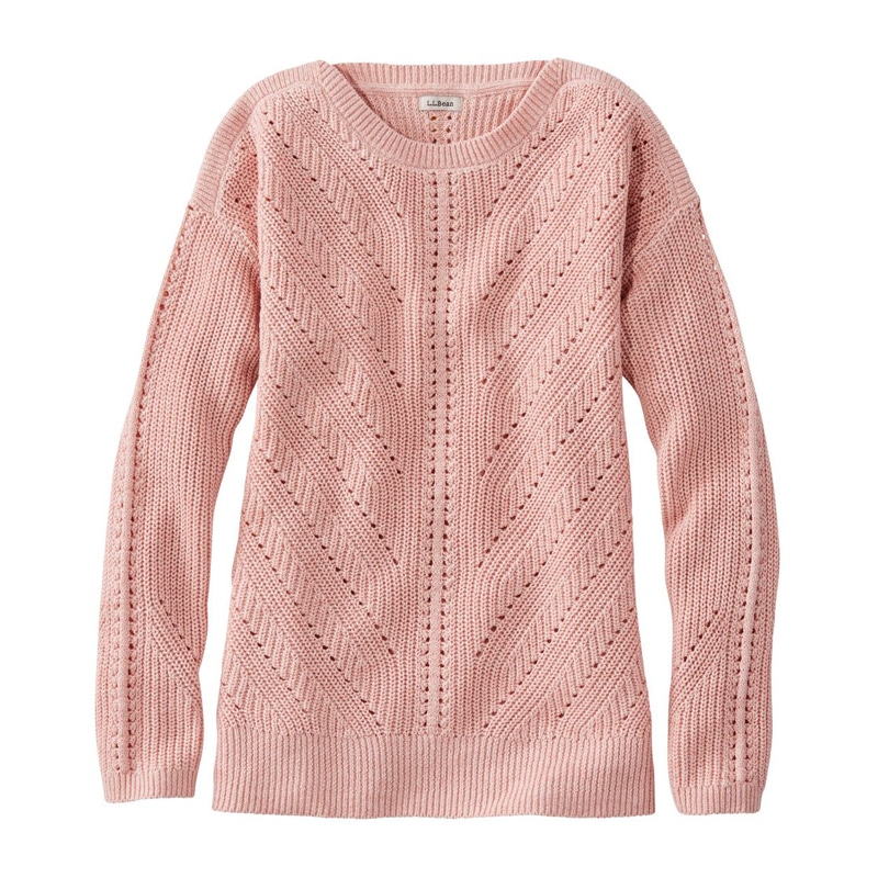 米国フィット・レギュラー リネンブレンド・セーター、プルオーバー