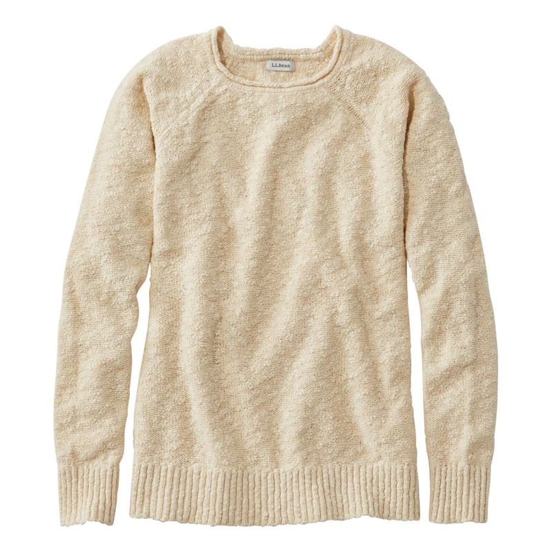 米国フィット・プチ ミッドウェイト・コットン・スラブ・ロールネック・プルオーバー