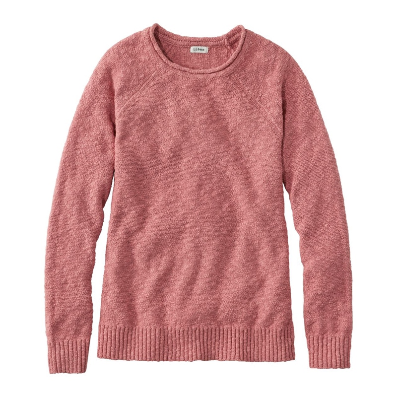 米国フィット・プチ ミッドウェイト・コットン・スラブ・ロールネック・プルオーバー