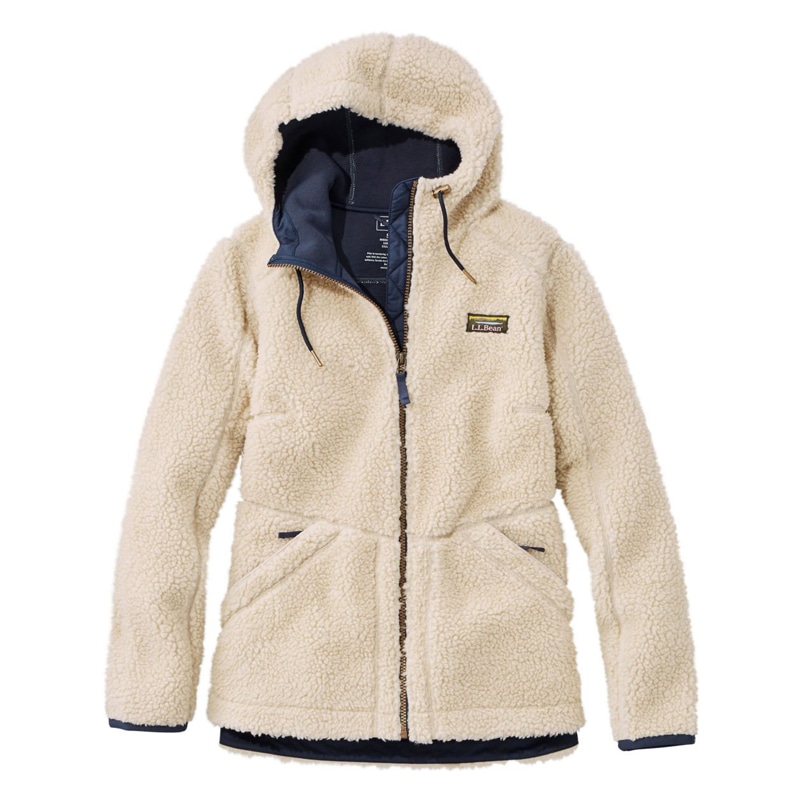 米国フィット・レギュラー マウンテン・パイル・フリース・フーディ