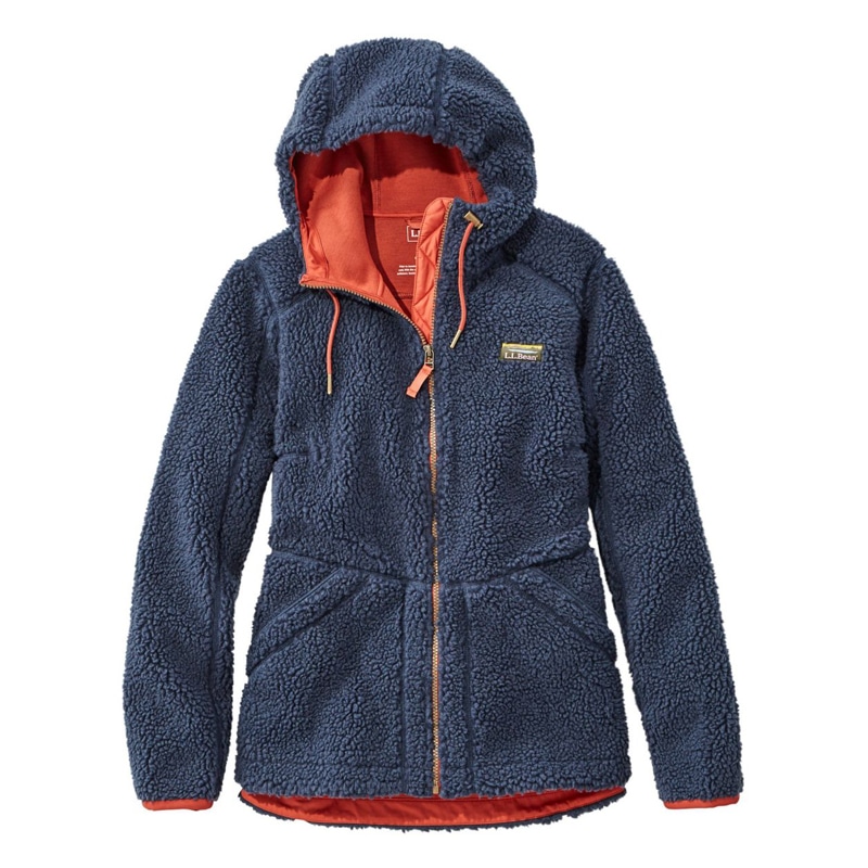 米国フィット・レギュラー マウンテン・パイル・フリース・フーディ