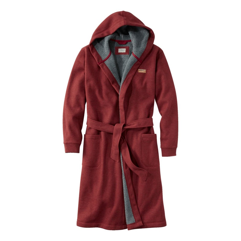 米国フィット・レギュラー ボンド・ワッフル・フリース・ローブ