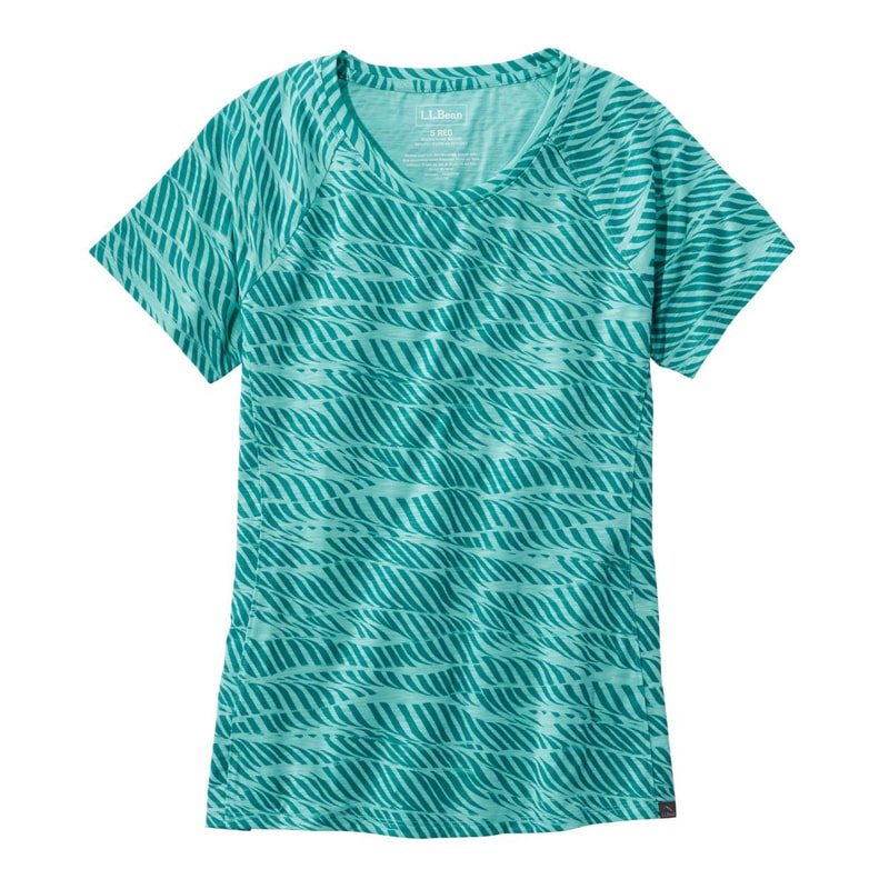 米国フィット・プチ トレイル・ティ、半袖 クルーネック プリント
