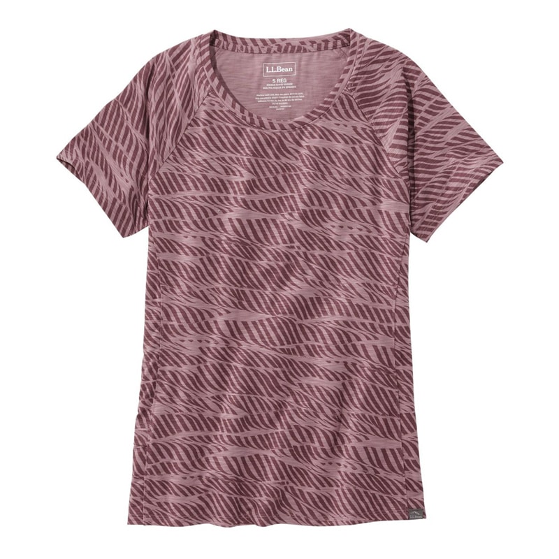 米国フィット・プチ トレイル・ティ、半袖 クルーネック プリント