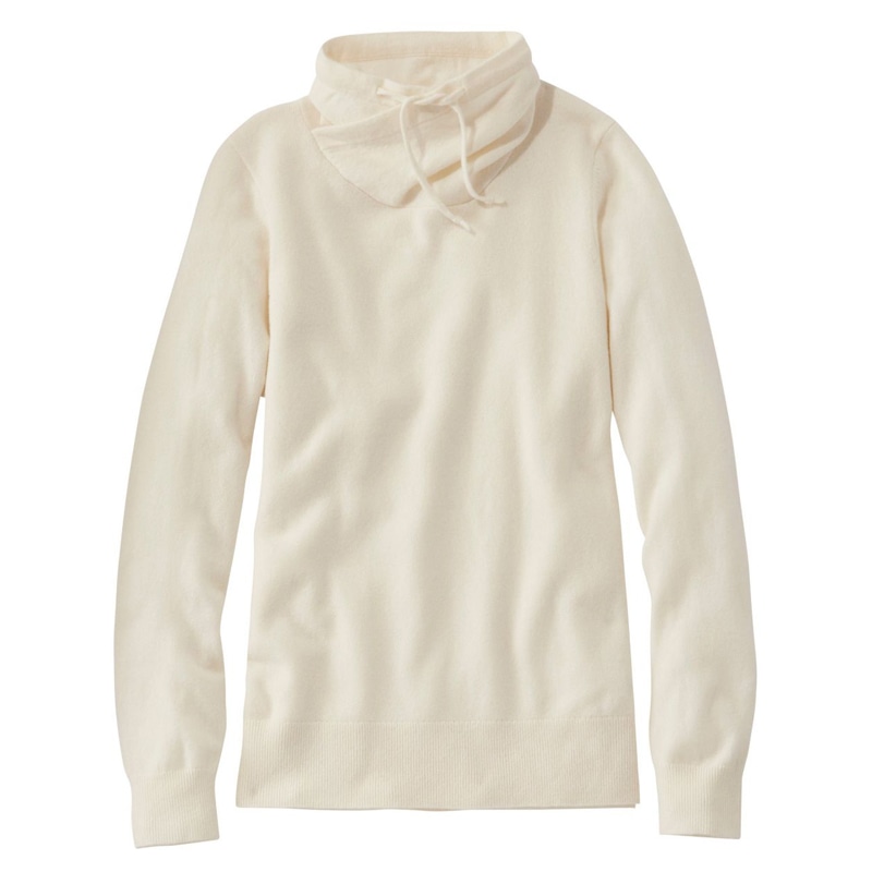 米国フィット・レギュラー クラシック・カシミヤ・セーター、ファネルネック