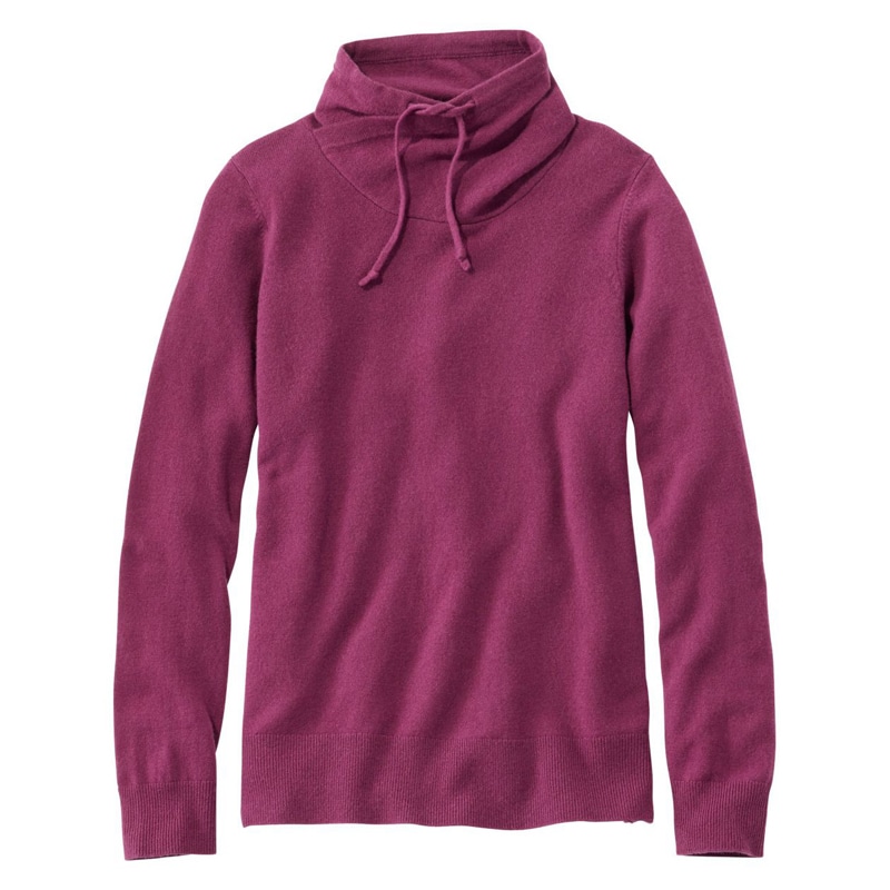 米国フィット・レギュラー クラシック・カシミヤ・セーター、ファネルネック