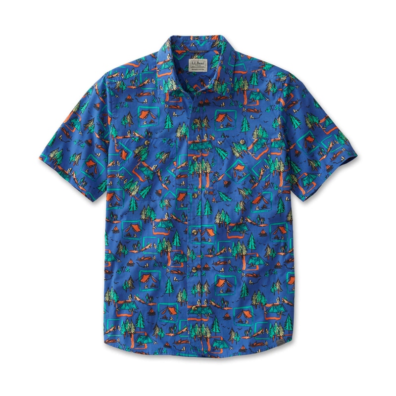 米国フィット・レギュラー オッター・クリフ・シャツ、半袖　プリント