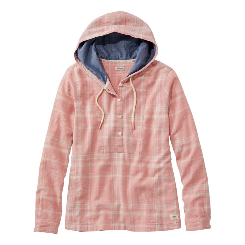 ジャパン・フィット テクスチャード・リネン/コットン・アノラック、プラッド