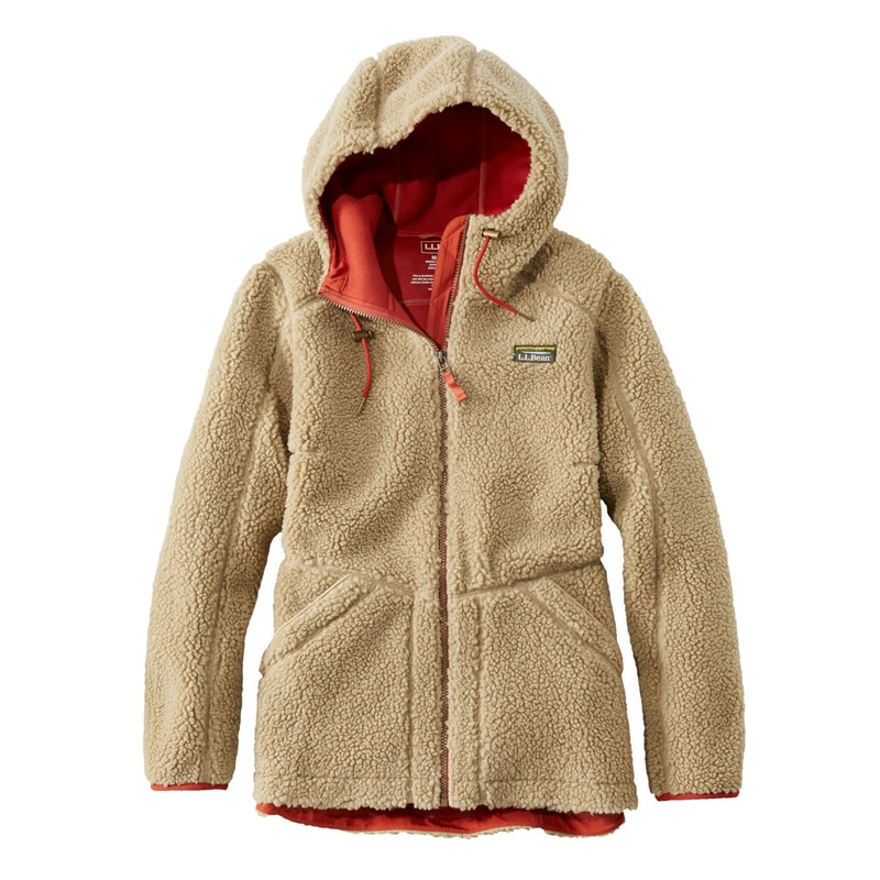 米国フィット・レギュラー マウンテン・パイル・フリース・フーディ