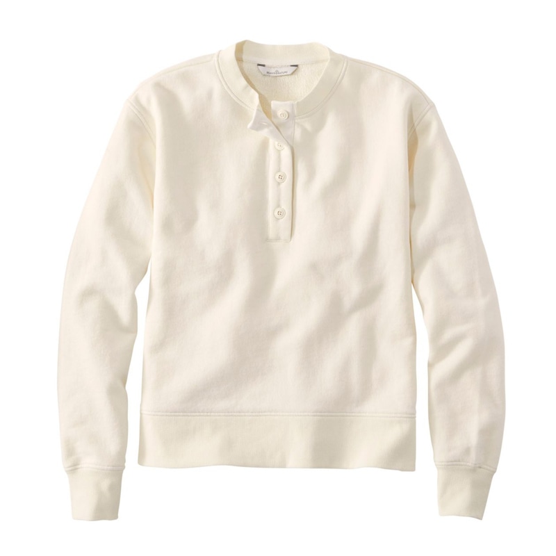 米国フィット・レギュラー シグネチャー・オーガニック・スウェットシャツ、ヘンリー