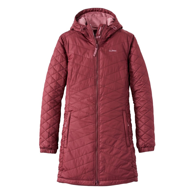 米国フィット・プチ フリースラインド・プリマロフト・コート