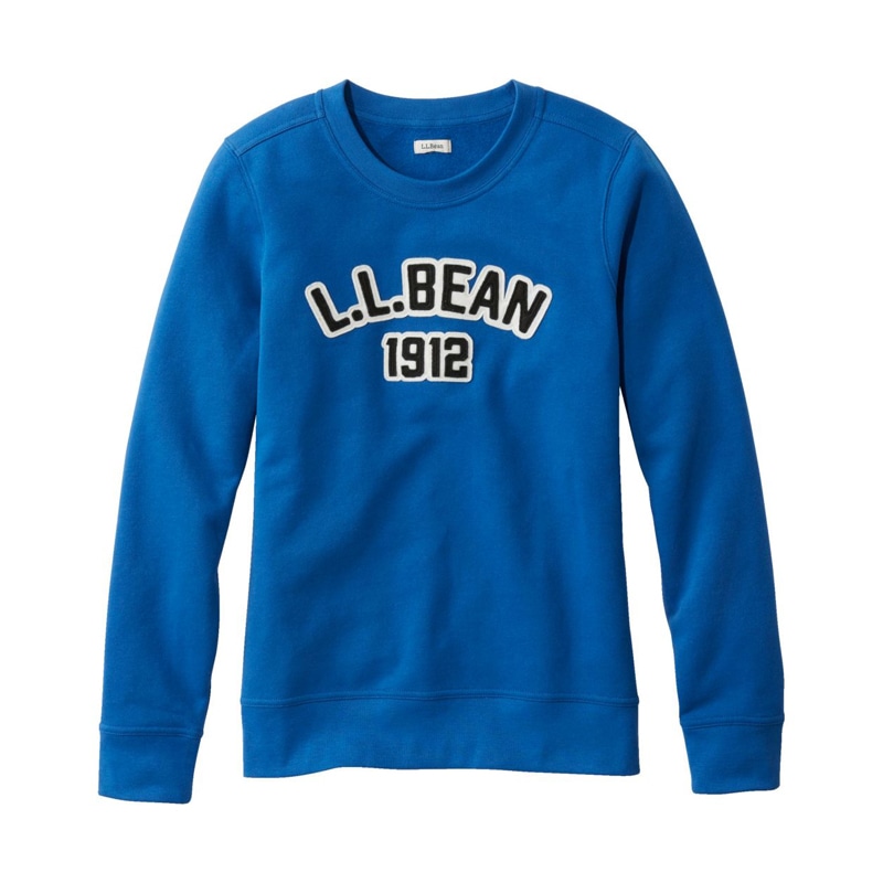 米国フィット・レギュラー エル・エル・ビーン 1912 スウェットシャツ、クルーネック ロゴ