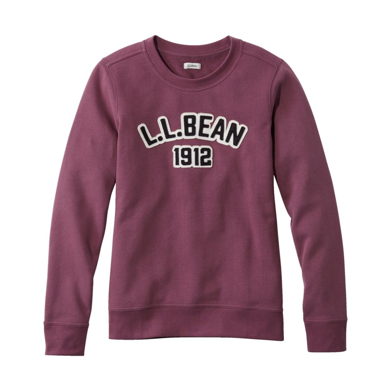 米国フィット・レギュラー エル・エル・ビーン 1912 スウェットシャツ、クルーネック ロゴ