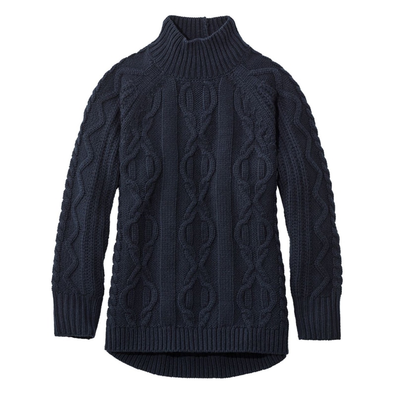 米国フィット・レギュラー コージー・フィッシャーマン・セーター、プルオーバー
