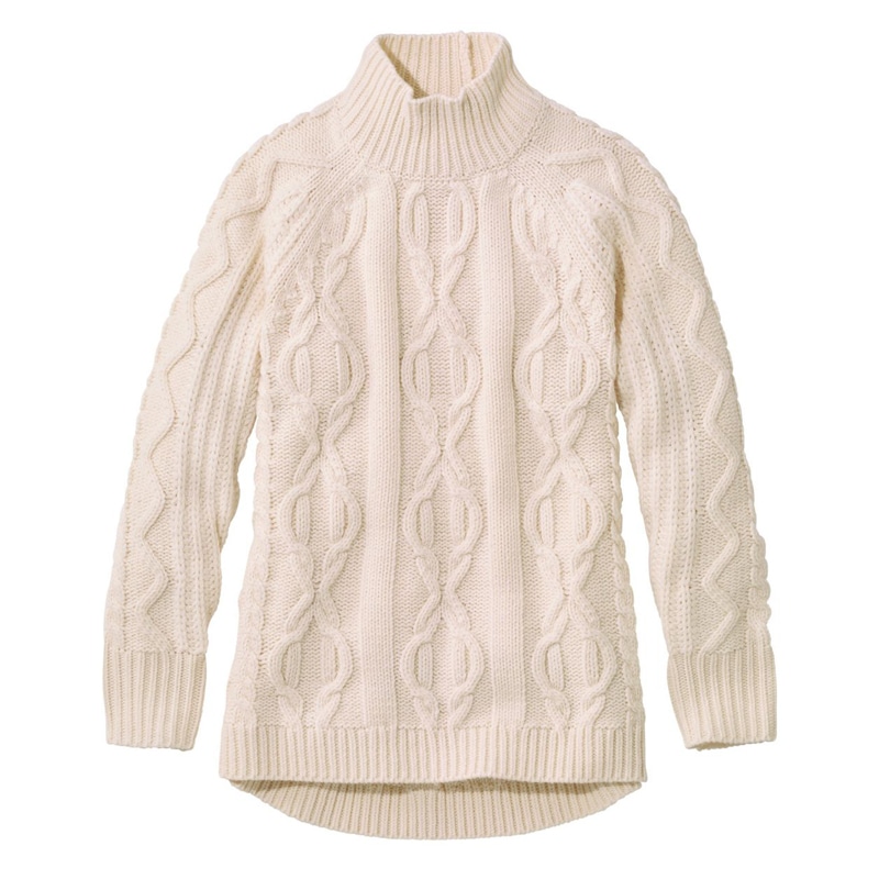 米国フィット・レギュラー コージー・フィッシャーマン・セーター、プルオーバー